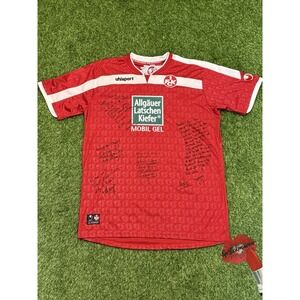 1. FC KAISERSLAUTERN Jersey XL 2013 2014 76 Dave Football Soccer Uhlsport SIGNED